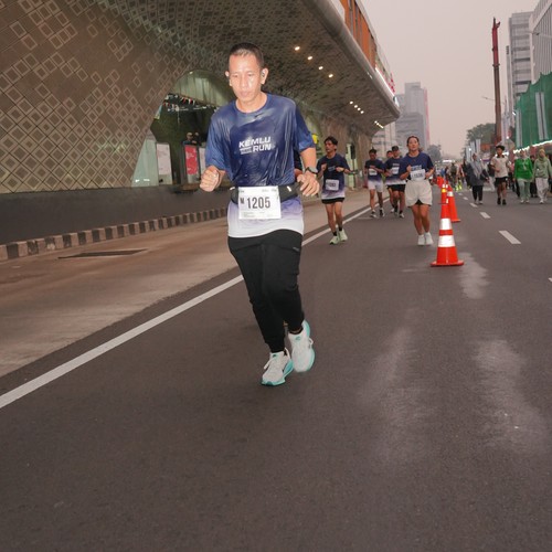 Race photo from KEMLU RUN 2026