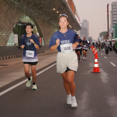 Race photo from KEMLU RUN 2026