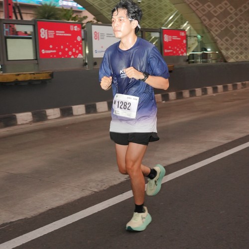 Race photo from KEMLU RUN 2026