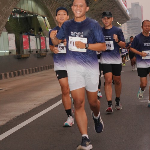 Race photo from KEMLU RUN 2026