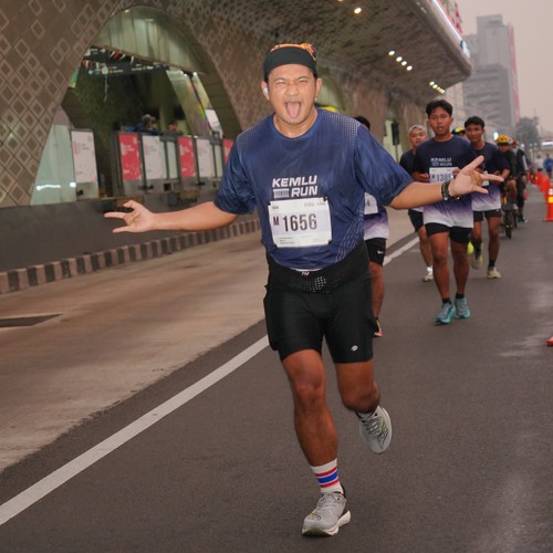 Race photo from KEMLU RUN 2026