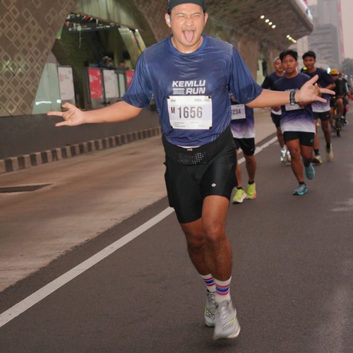 Race photo from KEMLU RUN 2026