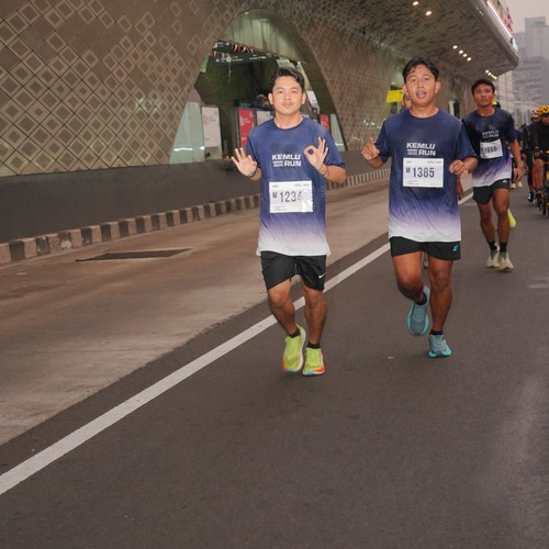 Race photo from KEMLU RUN 2026