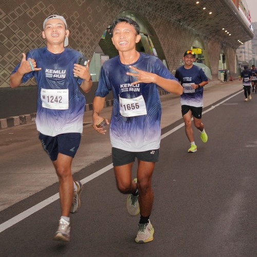 Race photo from KEMLU RUN 2026