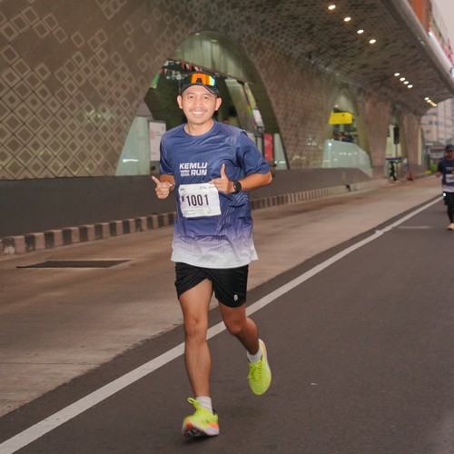 Race photo from KEMLU RUN 2026