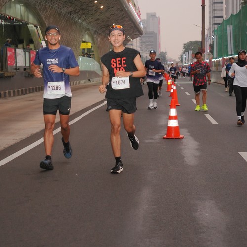 Race photo from KEMLU RUN 2026