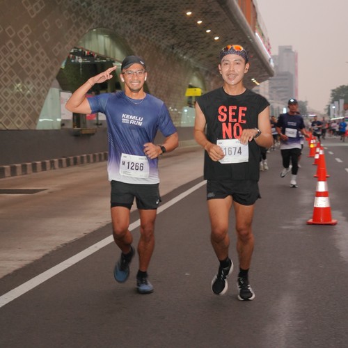 Race photo from KEMLU RUN 2026