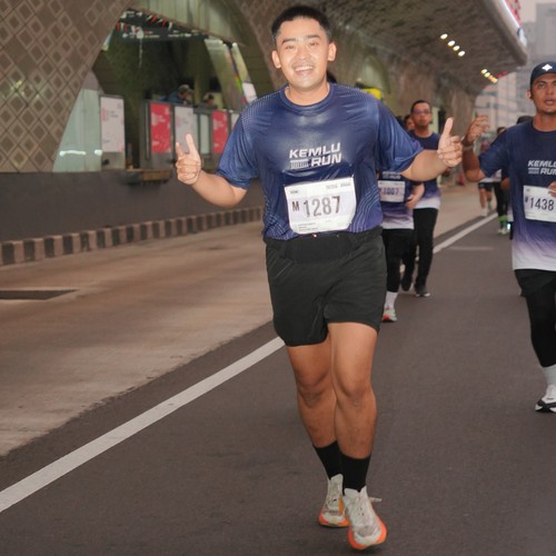 Race photo from KEMLU RUN 2026
