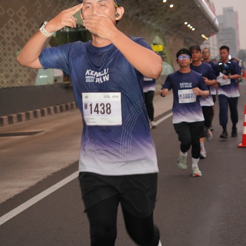 Race photo from KEMLU RUN 2026