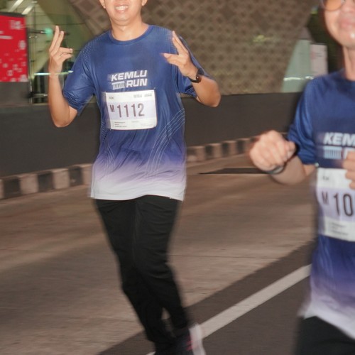 Race photo from KEMLU RUN 2026