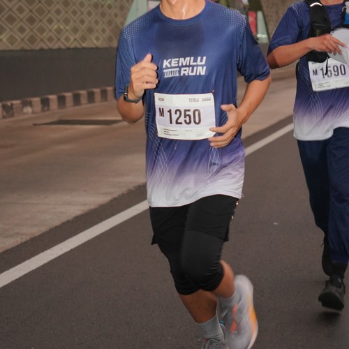 Race photo from KEMLU RUN 2026
