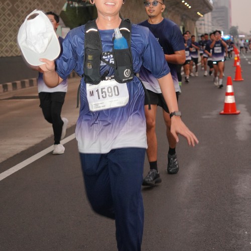 Race photo from KEMLU RUN 2026