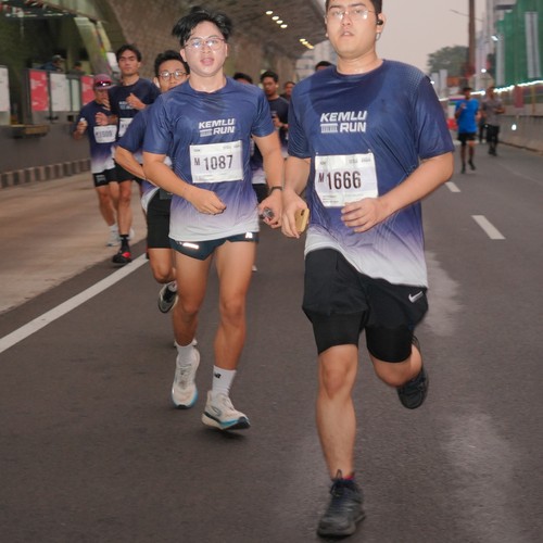 Race photo from KEMLU RUN 2026