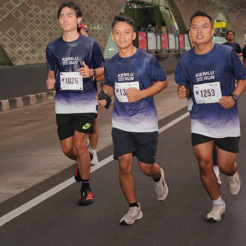 Race photo from KEMLU RUN 2026