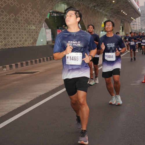 Race photo from KEMLU RUN 2026