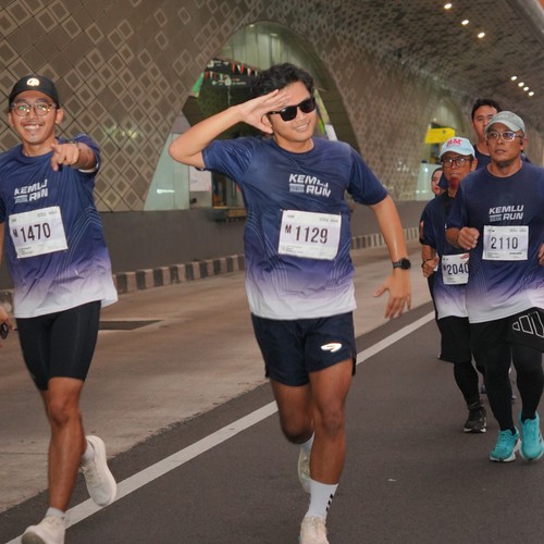 Race photo from KEMLU RUN 2026