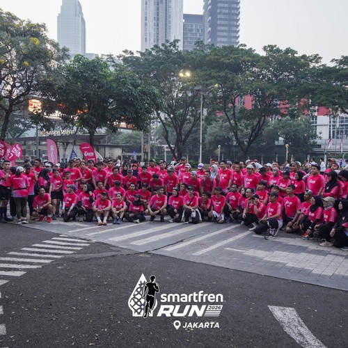Race photo from SMARTFREN RUN 2026 VIBES