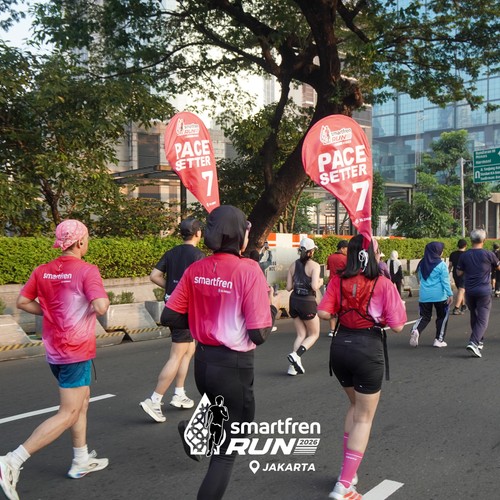 Race photo from SMARTFREN RUN 2026 VIBES