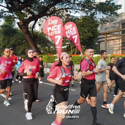 Race photo from SMARTFREN RUN 2026 VIBES