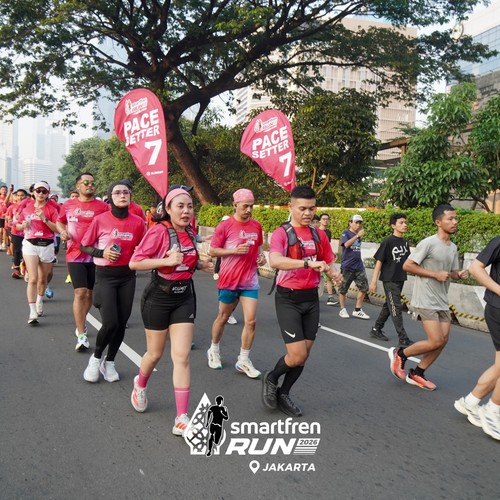 Race photo from SMARTFREN RUN 2026 VIBES