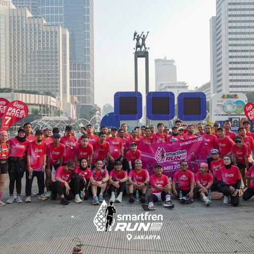 Race photo from SMARTFREN RUN 2026 VIBES