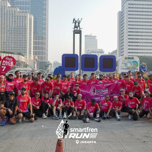 Race photo from SMARTFREN RUN 2026 VIBES