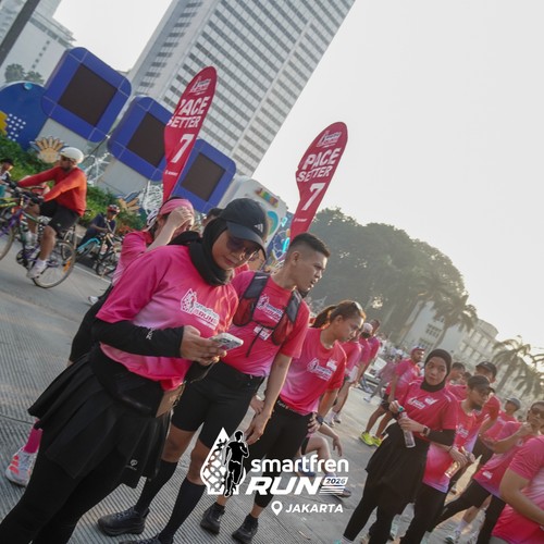 Race photo from SMARTFREN RUN 2026 VIBES