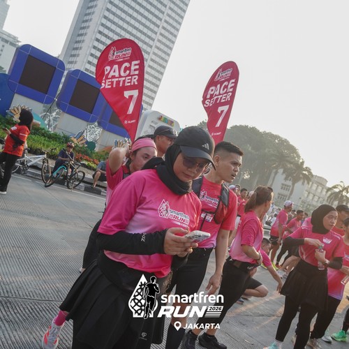 Race photo from SMARTFREN RUN 2026 VIBES
