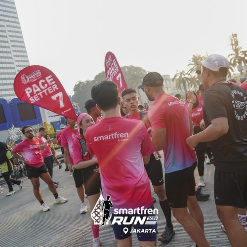 Race photo from SMARTFREN RUN 2026 VIBES