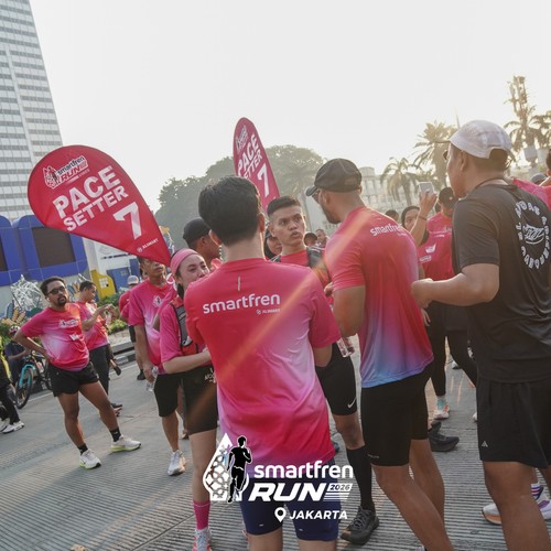 Race photo from SMARTFREN RUN 2026 VIBES