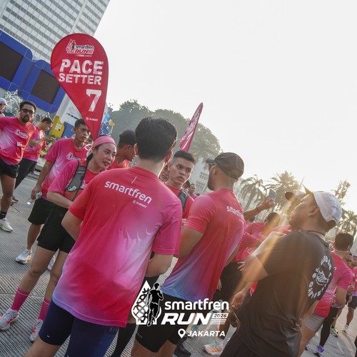 Race photo from SMARTFREN RUN 2026 VIBES