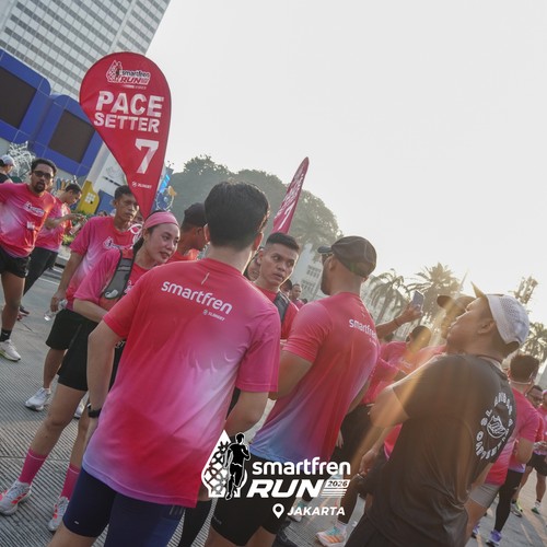 Race photo from SMARTFREN RUN 2026 VIBES