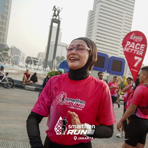 Race photo from SMARTFREN RUN 2026 VIBES
