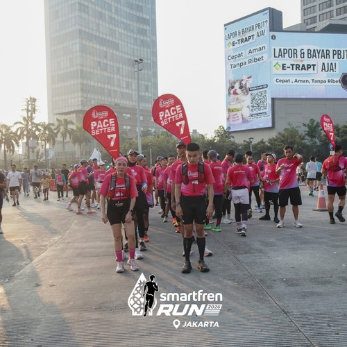 Race photo from SMARTFREN RUN 2026 VIBES