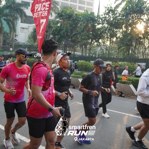 Race photo from SMARTFREN RUN 2026 VIBES
