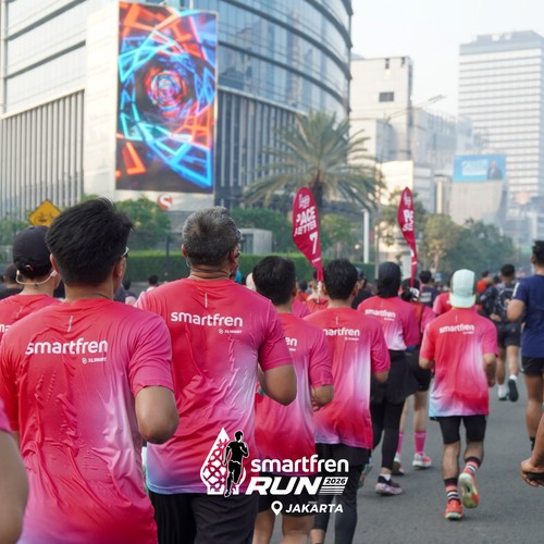 Race photo from SMARTFREN RUN 2026 VIBES