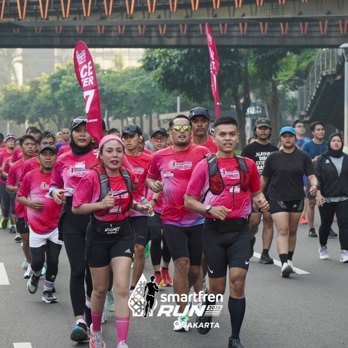 Race photo from SMARTFREN RUN 2026 VIBES
