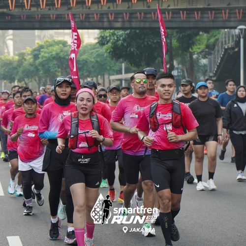 Race photo from SMARTFREN RUN 2026 VIBES