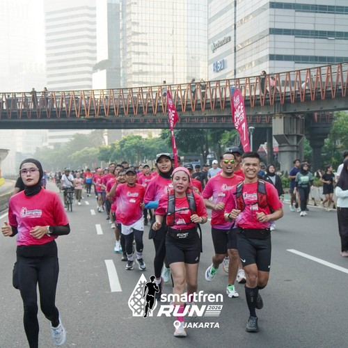 Race photo from SMARTFREN RUN 2026 VIBES