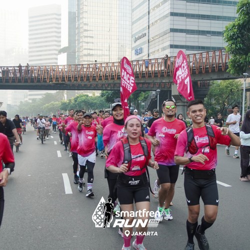 Race photo from SMARTFREN RUN 2026 VIBES