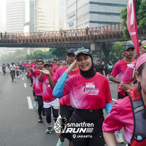 Race photo from SMARTFREN RUN 2026 VIBES