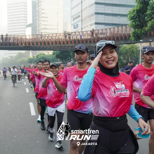 Race photo from SMARTFREN RUN 2026 VIBES