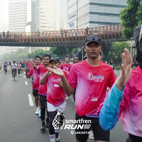 Race photo from SMARTFREN RUN 2026 VIBES