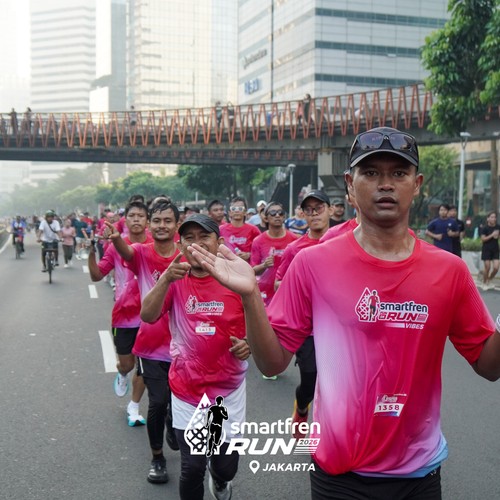 Race photo from SMARTFREN RUN 2026 VIBES