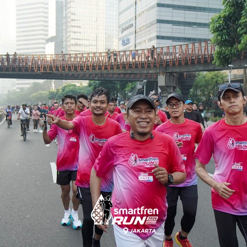 Race photo from SMARTFREN RUN 2026 VIBES