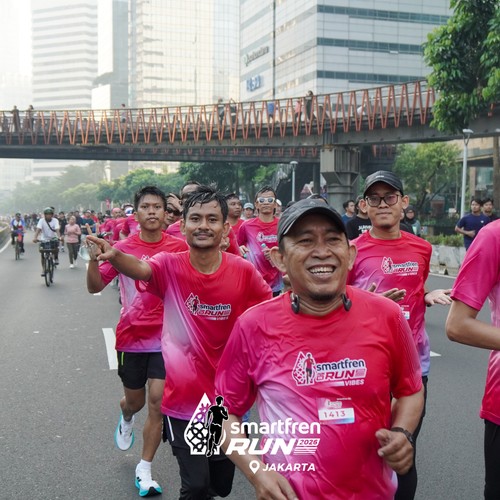 Race photo from SMARTFREN RUN 2026 VIBES