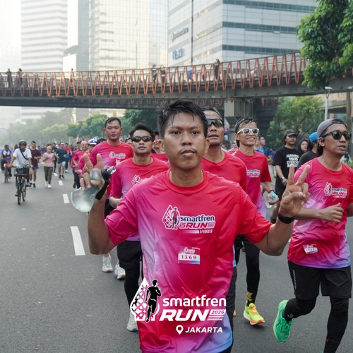 Race photo from SMARTFREN RUN 2026 VIBES