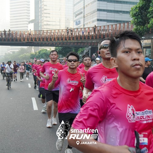 Race photo from SMARTFREN RUN 2026 VIBES