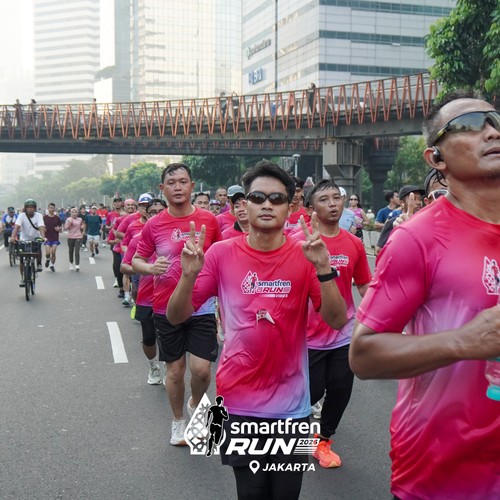 Race photo from SMARTFREN RUN 2026 VIBES