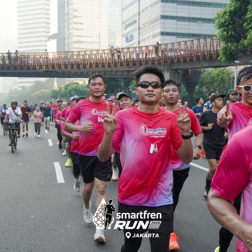 Race photo from SMARTFREN RUN 2026 VIBES